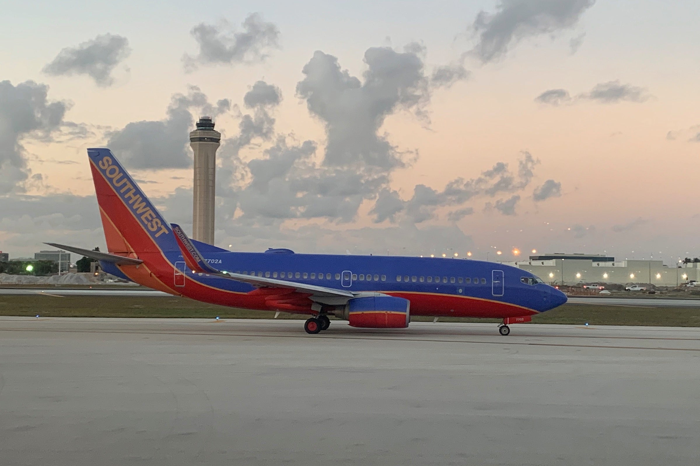 southwest jet at MIA